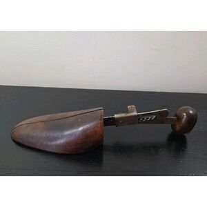 Vintage Single Wood Wooden Shoe Form Keeper Stretcher‎ Adjustable